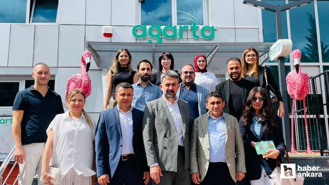 Ankara Kent Konseyi'nden Agarta Kozmetik'e ziyaret