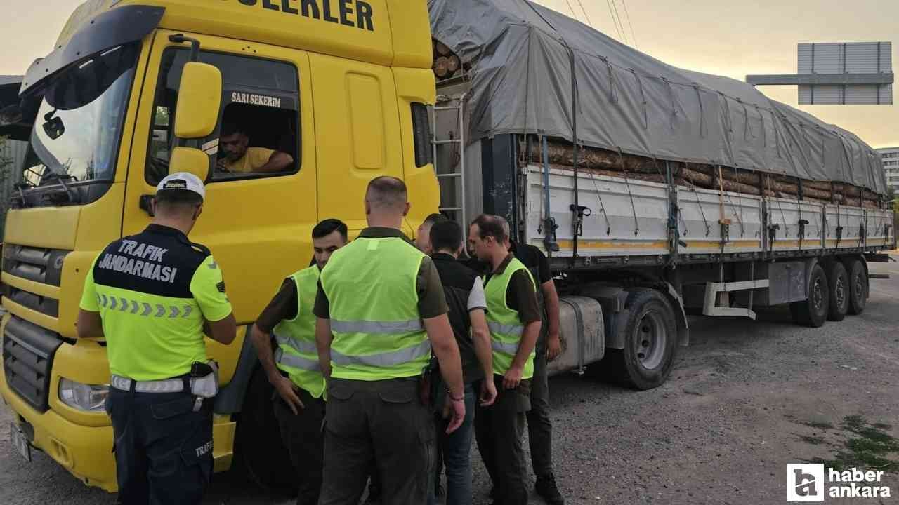 Orman İşletme Müdürlüğü ekipleri Beypazarı'nda denetim yaptı