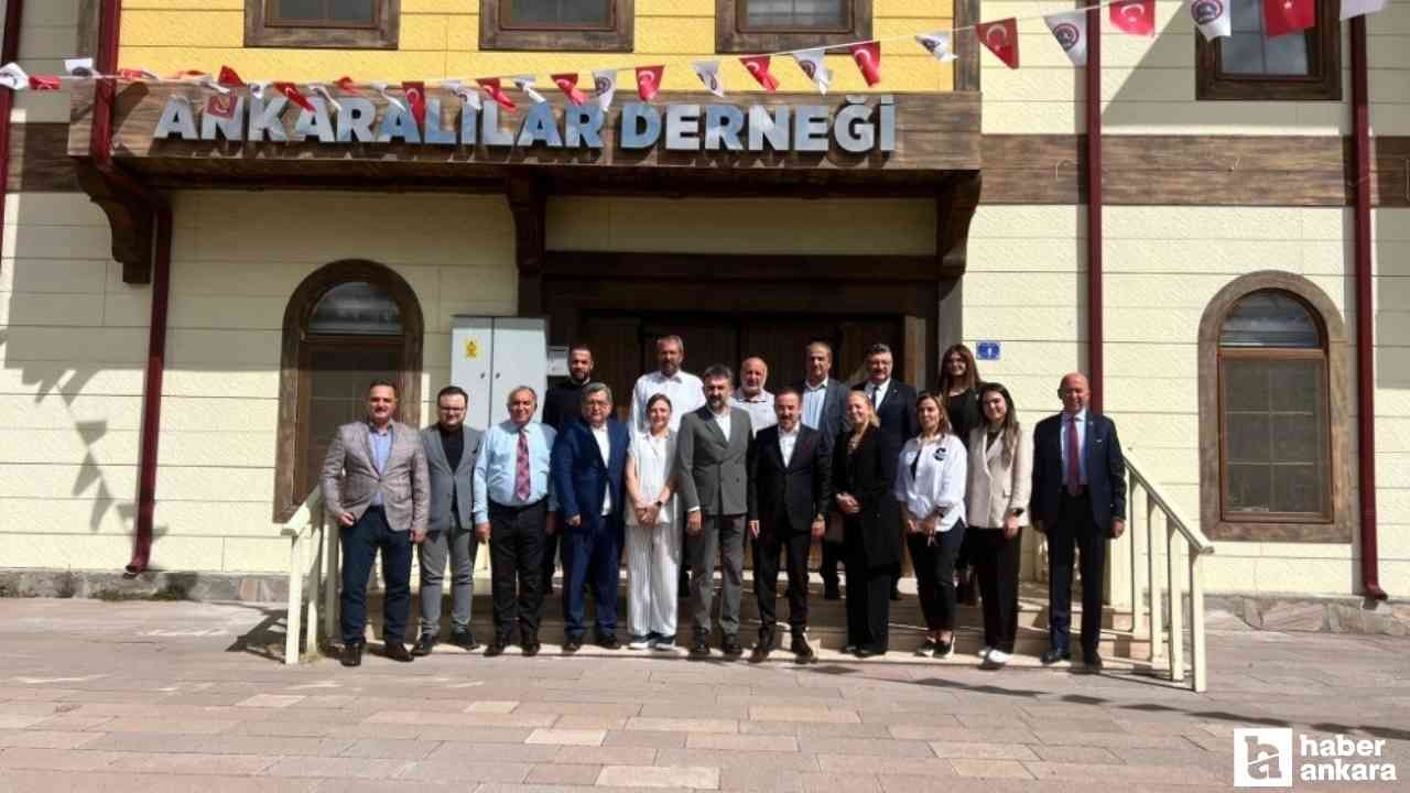 AKK Başkanı Yılmaz, AHİD Başkanı Yaman'ı ziyaret etti