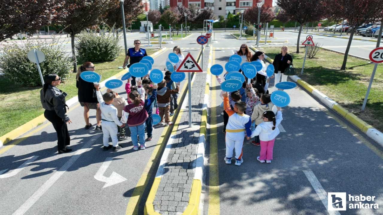Eryaman Trafik Eğitim Parkı'nda Avrupa Hareketlilik Haftası etkinliği