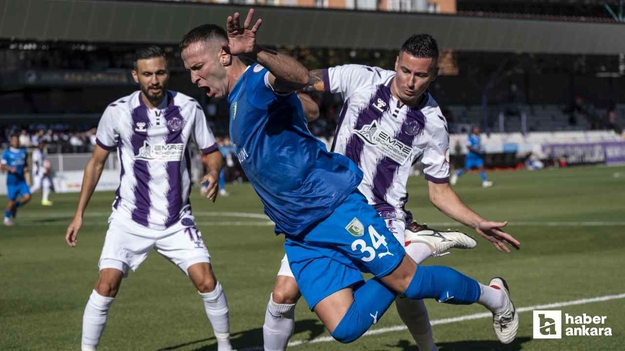 Ankara Keçiörengücü başkentte Bodrumspor'u 2-1 ile geçti