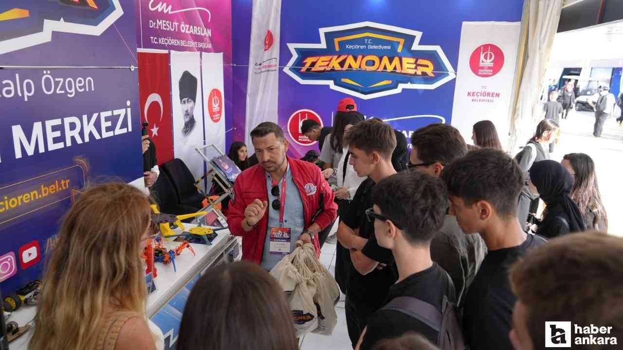 Keçiören Belediyesi TeknoFest25 İstanbul'da ziyaretçilerini ağırlıyor