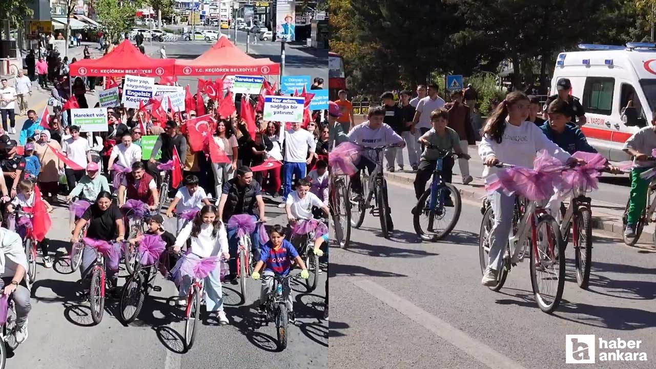 Keçiören'de, bugün bisiklet turu ve bilgi yarışması düzenlenecek