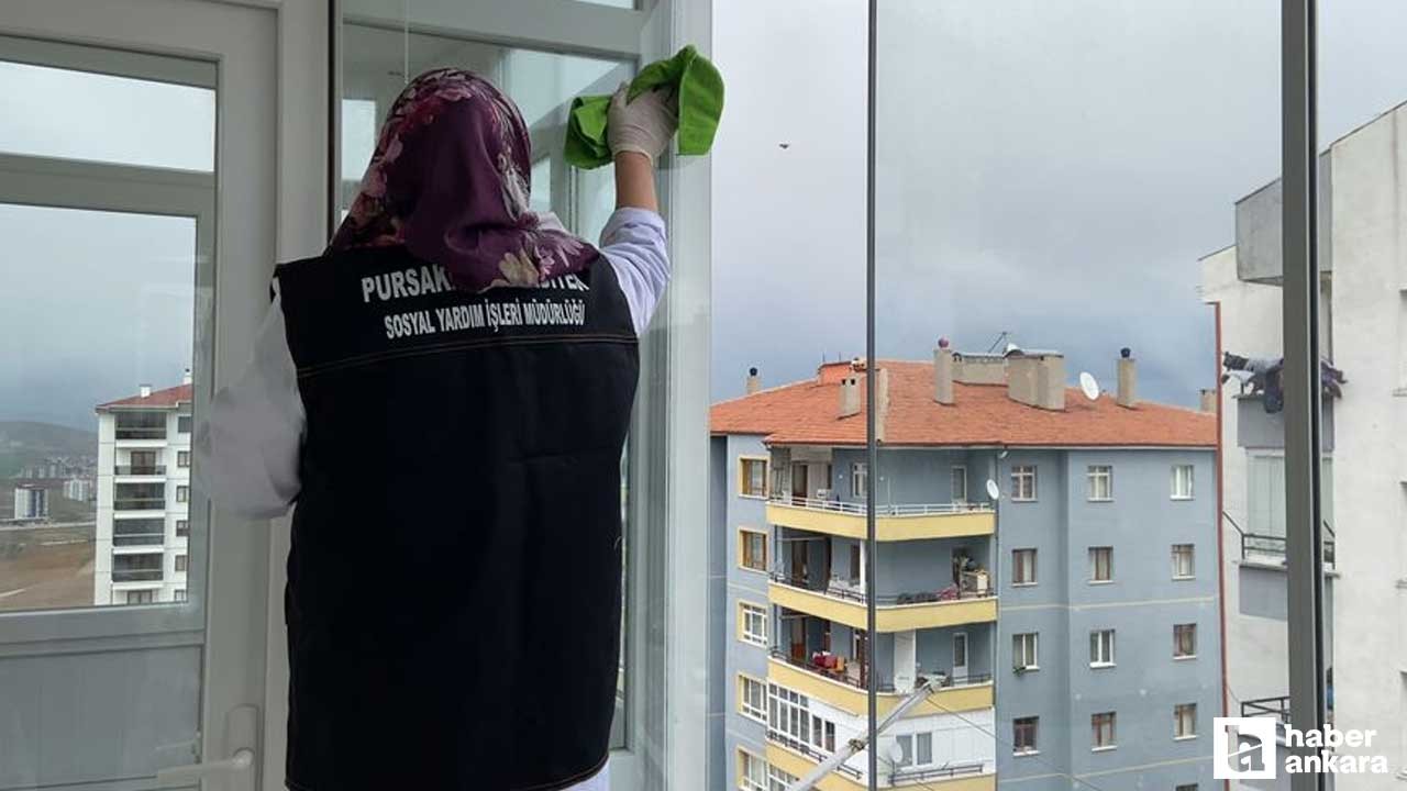 Pursaklar'da evde ücretsiz berber ve temizlik hizmeti!