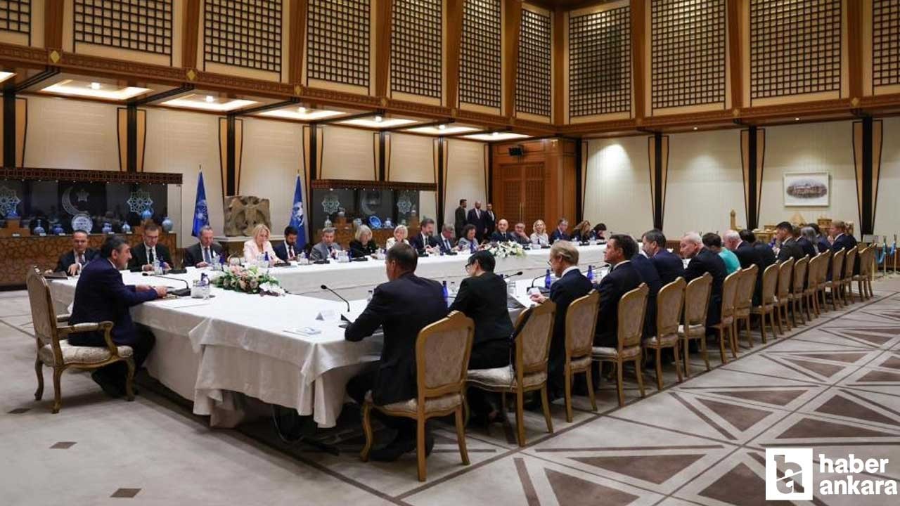 Cumhurbaşkanı Yardımcısı Yılmaz, AB üyesi ülkelerin büyükelçileri ile buluştu