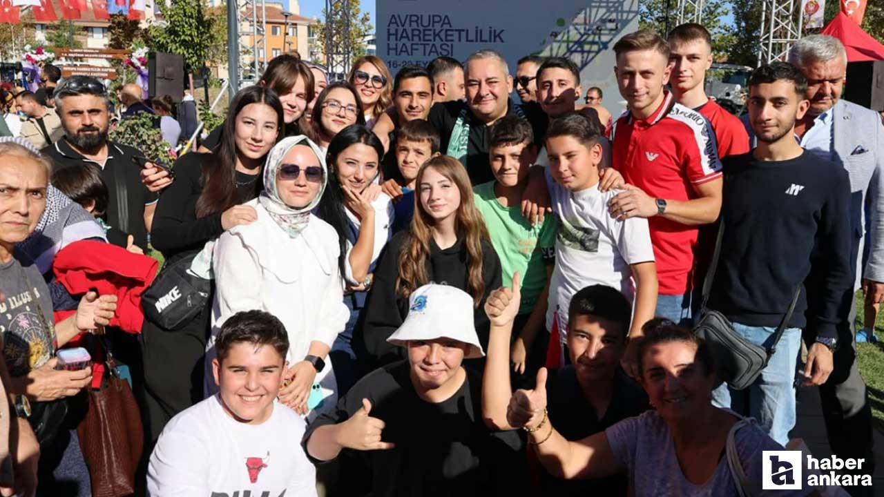 Keçiören'de Avrupa Hareketlilik Haftası etkinlikleri yoğun ilgi gördü