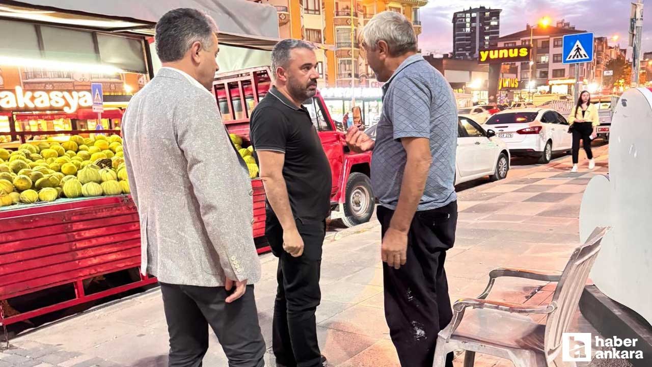 Başkan Çetin, Hicret Camii Meydanı'nda vatandaşlarla buluştu