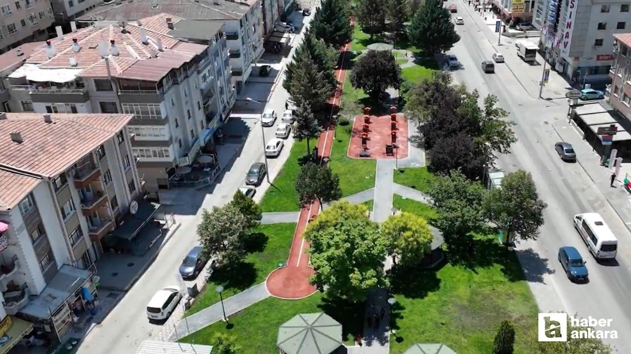 Etimesgut'ta Şükrü Kale Parkı yenilendi!