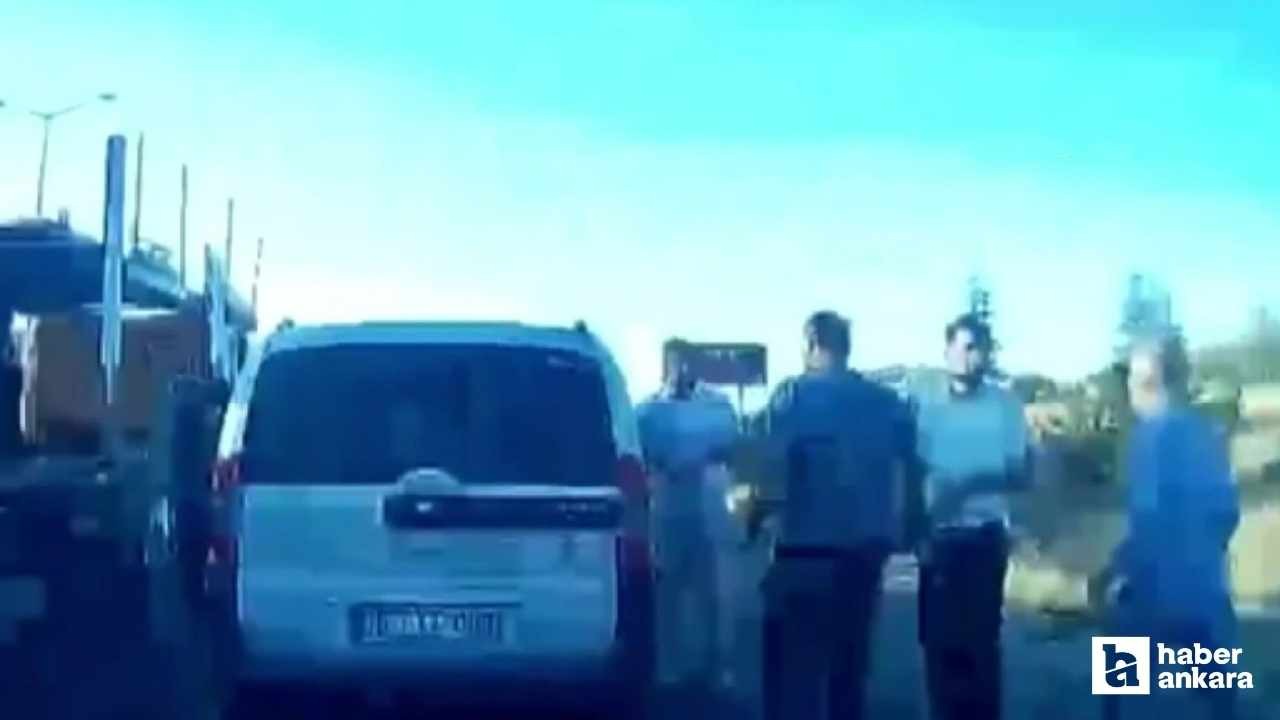 Etimesgut'ta taksiciyi sıkıştırıp darp ettiler iddiası