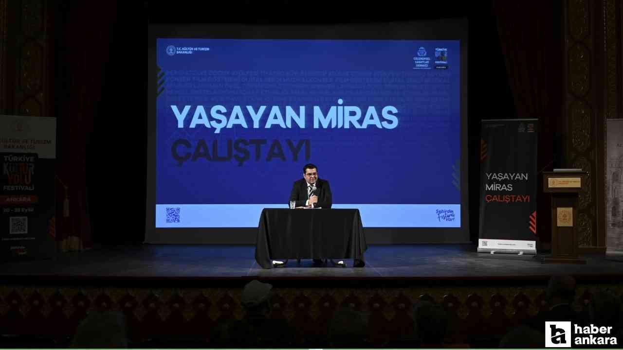 Ankara Resim ve Heykel Müzesi'nde 'Yaşayan Miras Çalıştayı' düzenlendi
