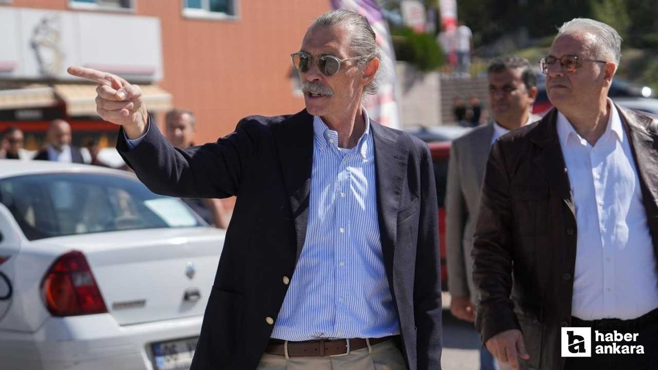 Erdal Beşikcioğlu Etimesgut Belediyesi'nin projelerini sahada inceliyor