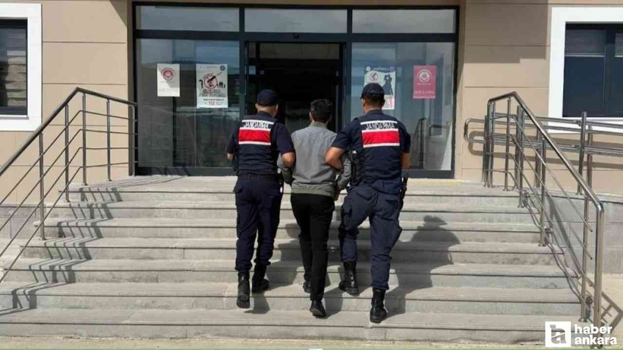 Kırıkkale'de yasaklı madde suçundan kesinleşmiş hapis cezası olan şahıs yakalandı