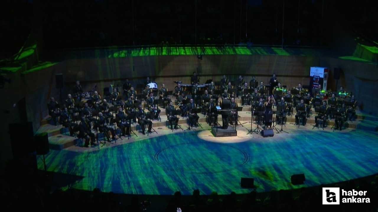 Başkentte TSK Armoni Mızıkası Komutanlığı konser verdi