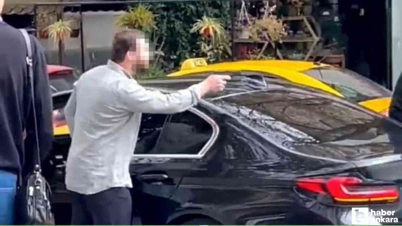 Çankaya'da park sebebiyle tartışan sürücülerden biri silah çekti!