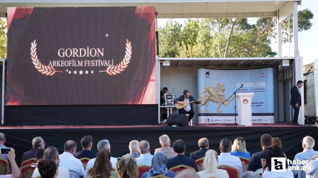 Uluslararası Gordion Arkeofilm Festivali'nin ödül töreni yapıldı