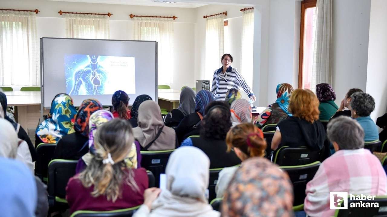 Altındağ Belediyesi'nde kadınlara kalp sağlığı anlatıldı