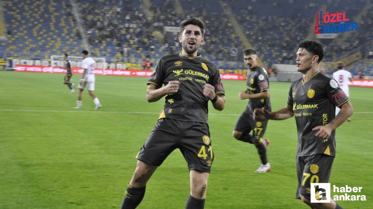 Ankaragücü’nde Mervan Yusuf Yiğit golle döndü