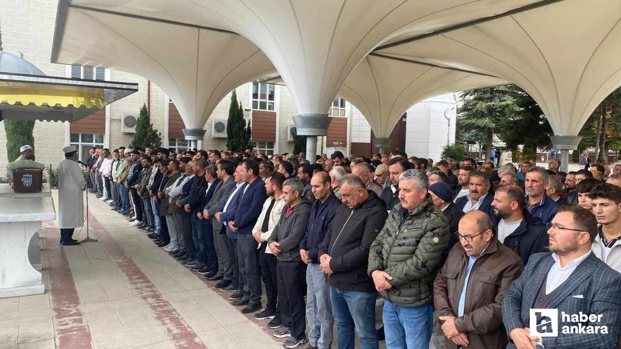 Kahramankazan'da kazada hayatını kaybeden şahıs son yolculuğuna uğurlandı
