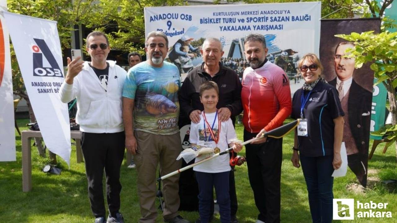 Temelli'de Sportif Sazan Balığı Yakalama Yarışması düzenlendi