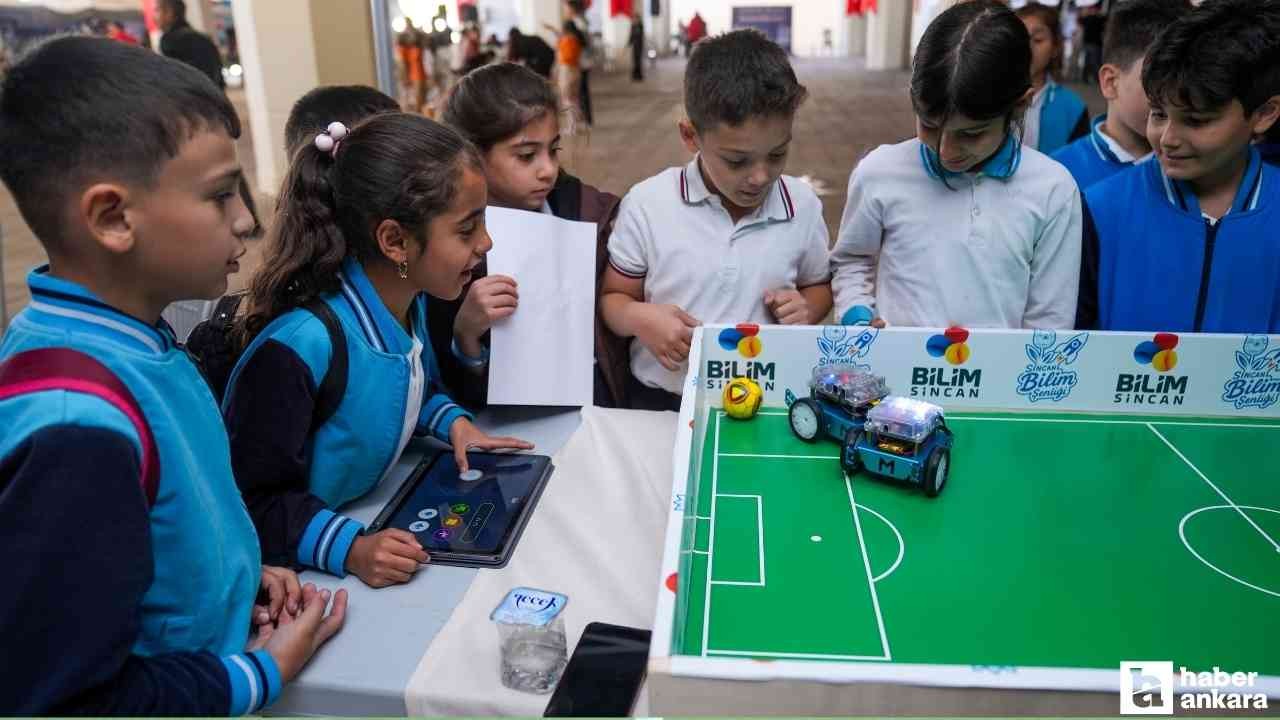 Sincan Belediyesi'nin düzenlediği 'Sincan Bilim Şenliği' başladı