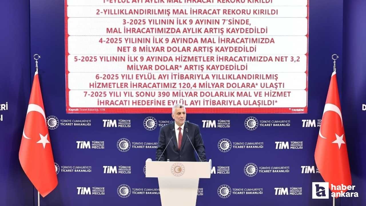 Ticaret Bakanı Ömer Bolat: Mal ihracatında rekor kırdık