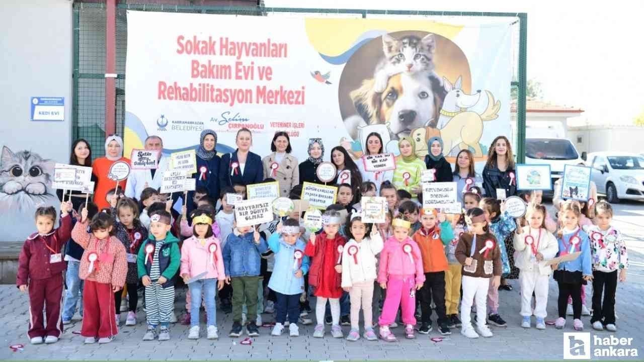 Kahramankazan Belediyesi'nden Hayvanları Koruma Günü'ne özel etkinlik