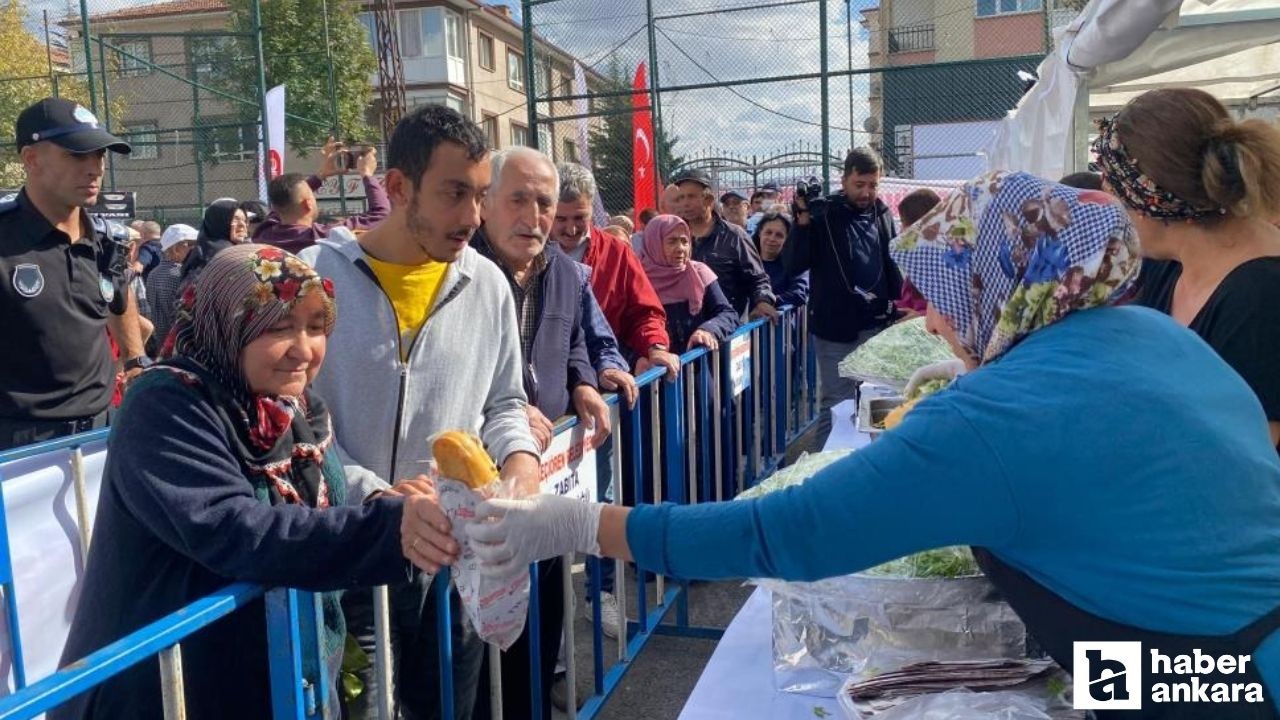 Keçiören'de Doğu Karadeniz Hamsi ve Muhlama Festivali başladı