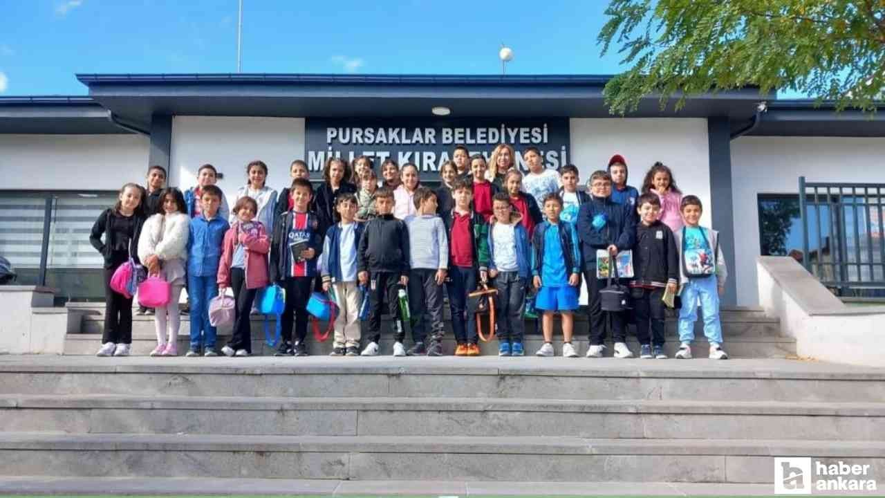 Pursaklar Belediyesi gençler ve öğrenciler için kitap okuma etkinliği düzenledi