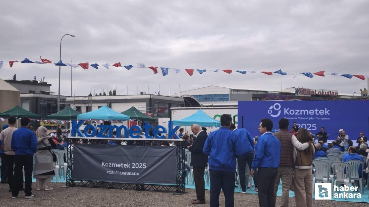 Kozmetik Teknolojileri Yarışması finali Ankara'da gerçekleştirildi