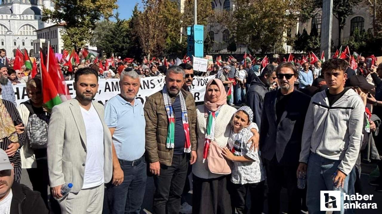 Pursaklar Belediye Başkanı Ertuğrul Çetin'den Filistin mesajı