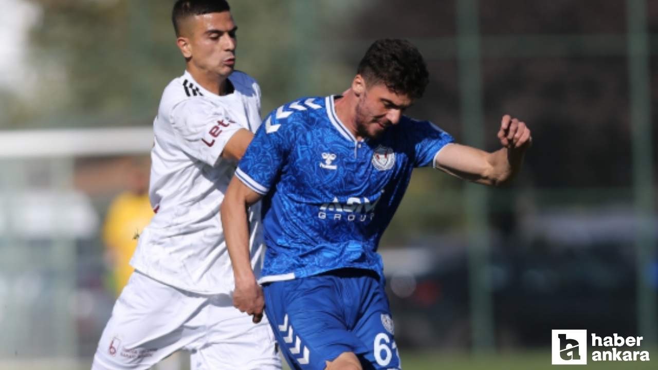 Sincan Belediyesi Ankaraspor evinde İnegölspor ile berabere kaldı
