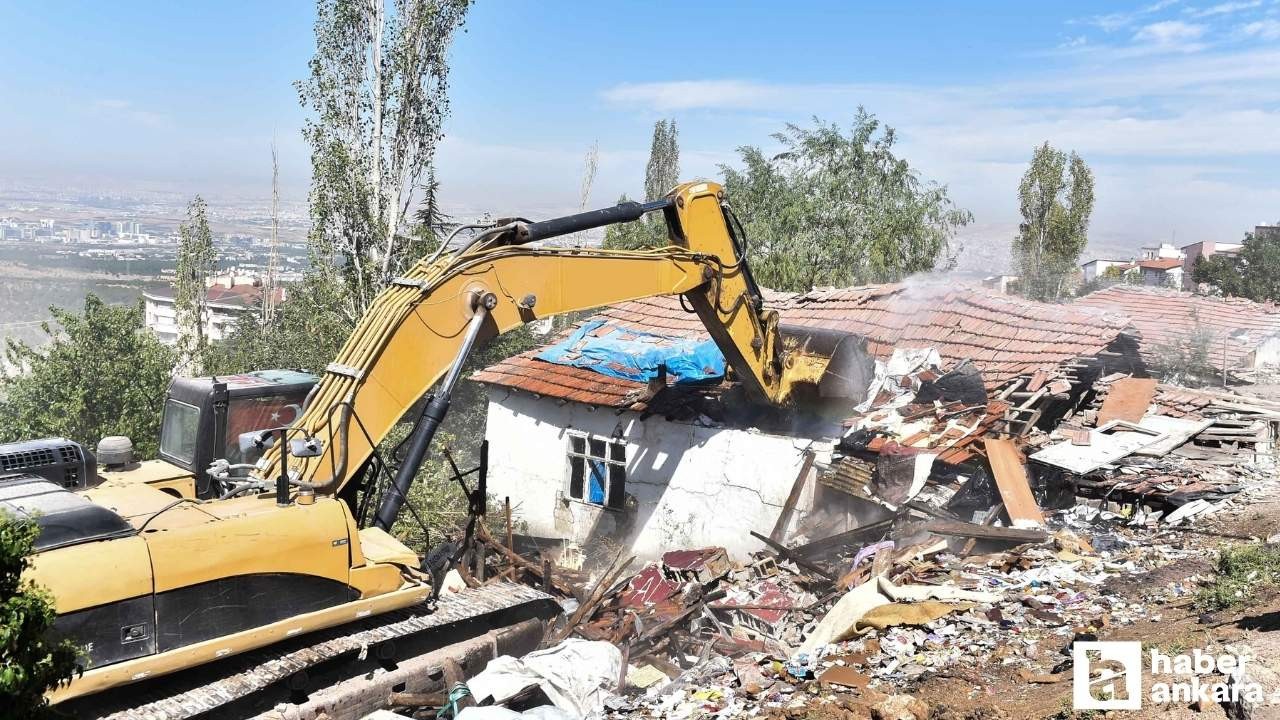 Yenimahalle'de kaçak yapıların yıkımı başlıyor!