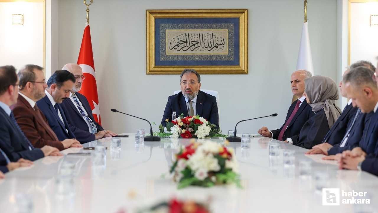 Diyanet İşleri Başkanlığı'nda yeni genel müdürler için tören yapıldı