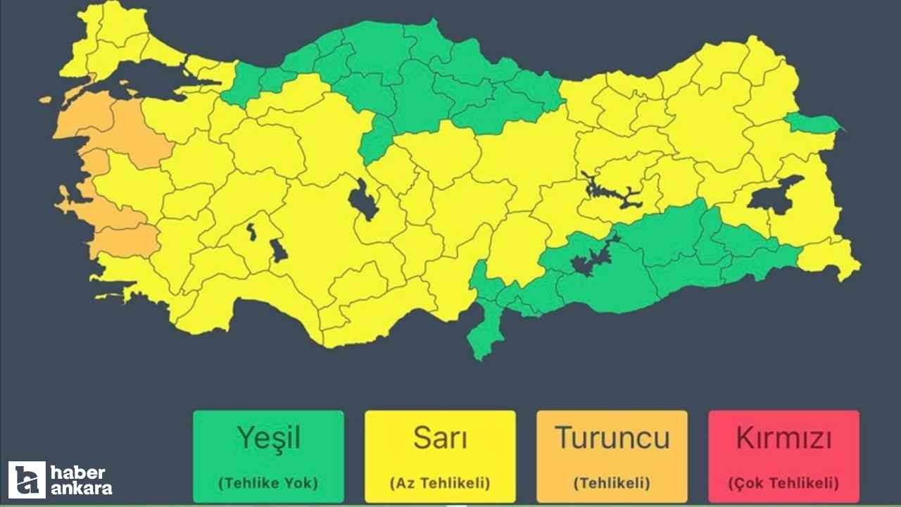 İçişleri Bakanlığı'ndan 56 il için sağanak yağış uyarısı!