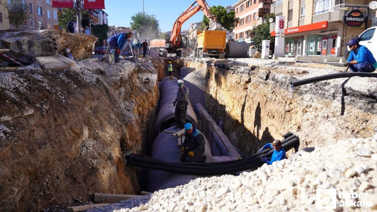 Keçiören'in 40 yıllık alt yapı sorununa kalıcı çözüm!