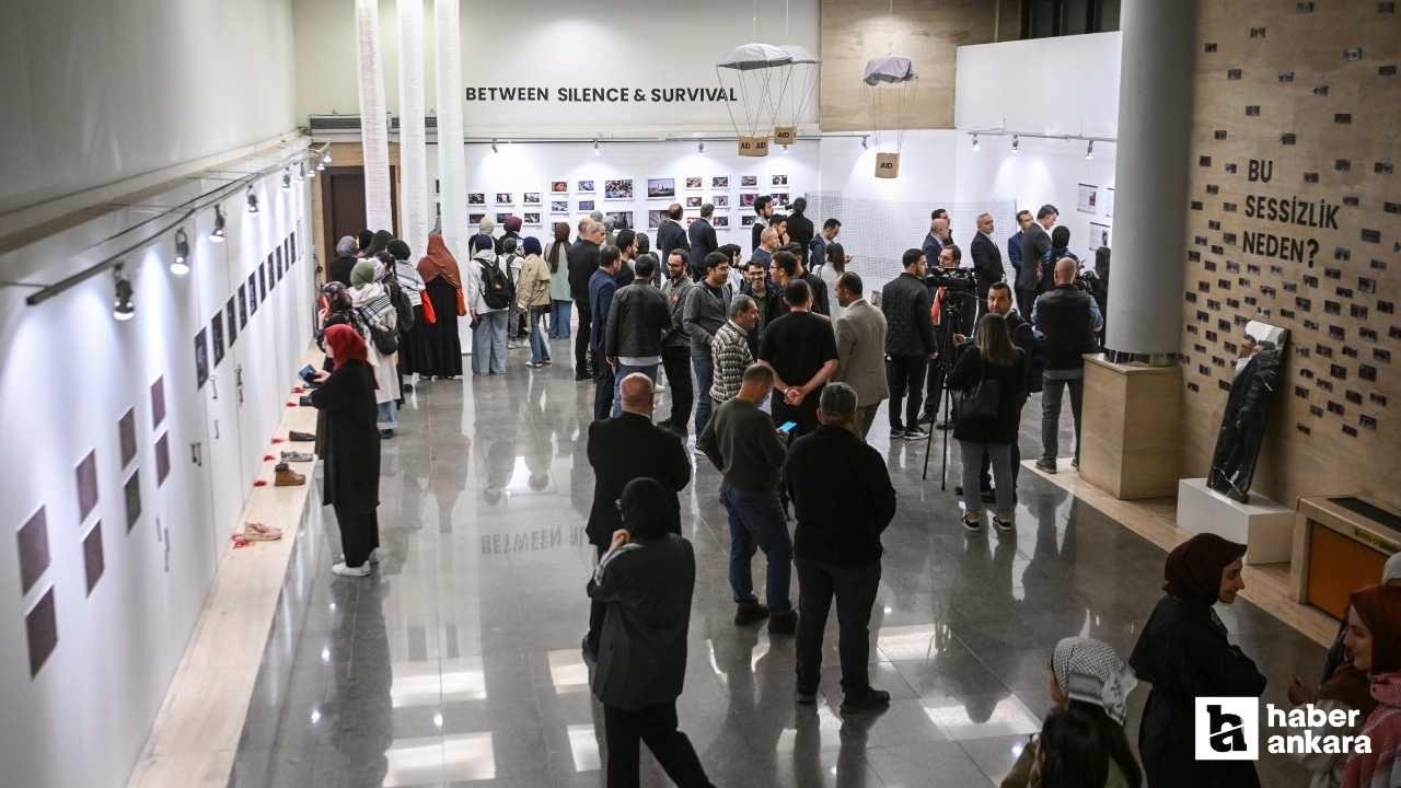 ODTÜ öğrencilerinden Filistin konulu sergi