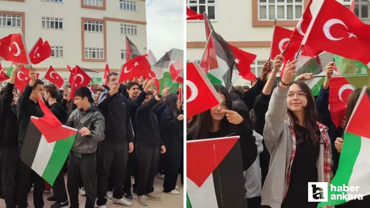 Ankara'daki okullarda Gazze'ye destek etkinlikleri düzenlendi