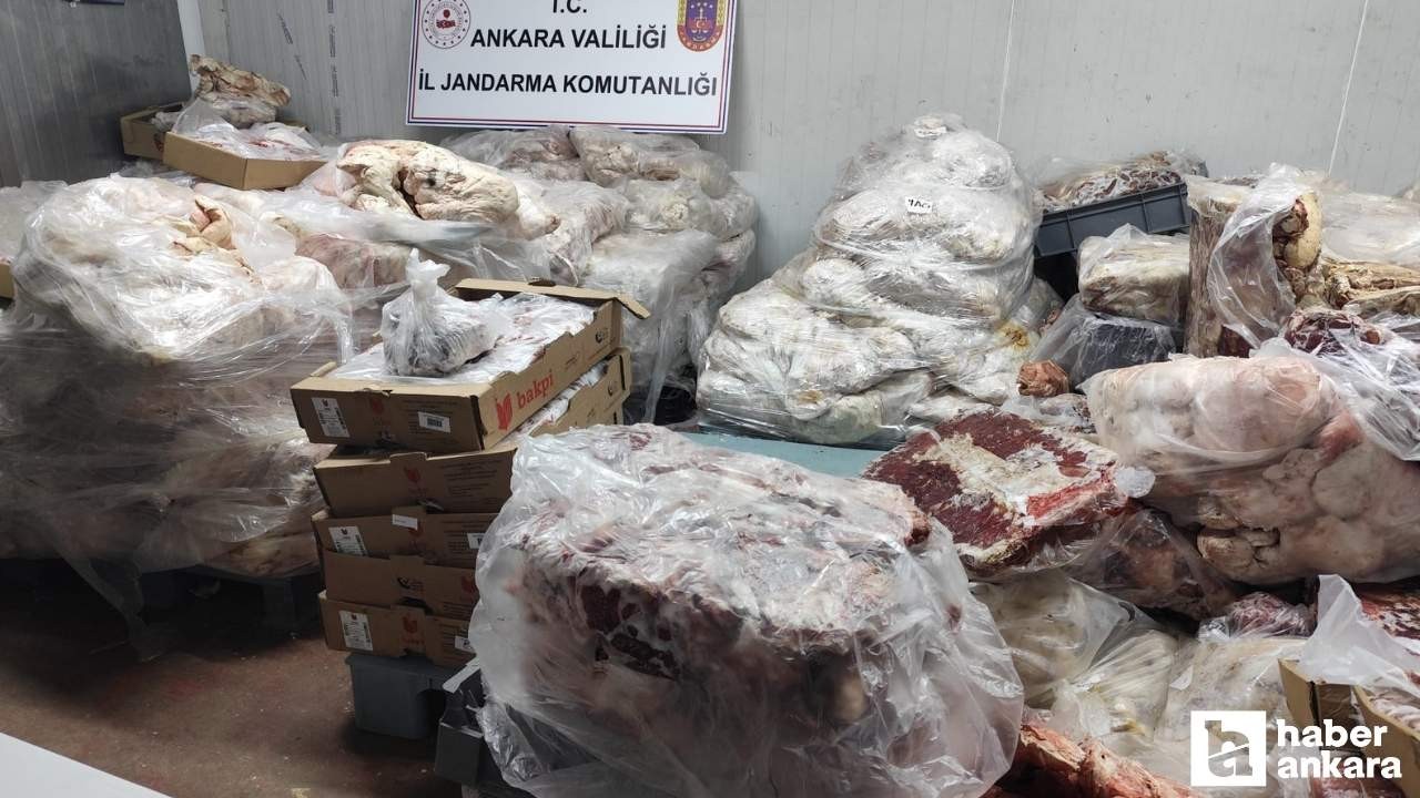 Ankara'da gıda denetimi: 3 işyerinde 17 ton bozuk et ele geçirildi!