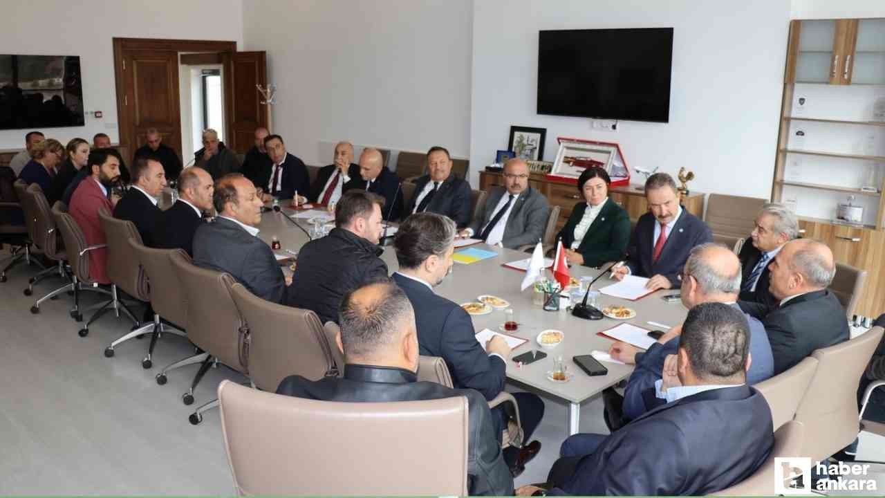 İYİ Parti heyeti Ankara'daki meslek örgütlerini ziyaret etti