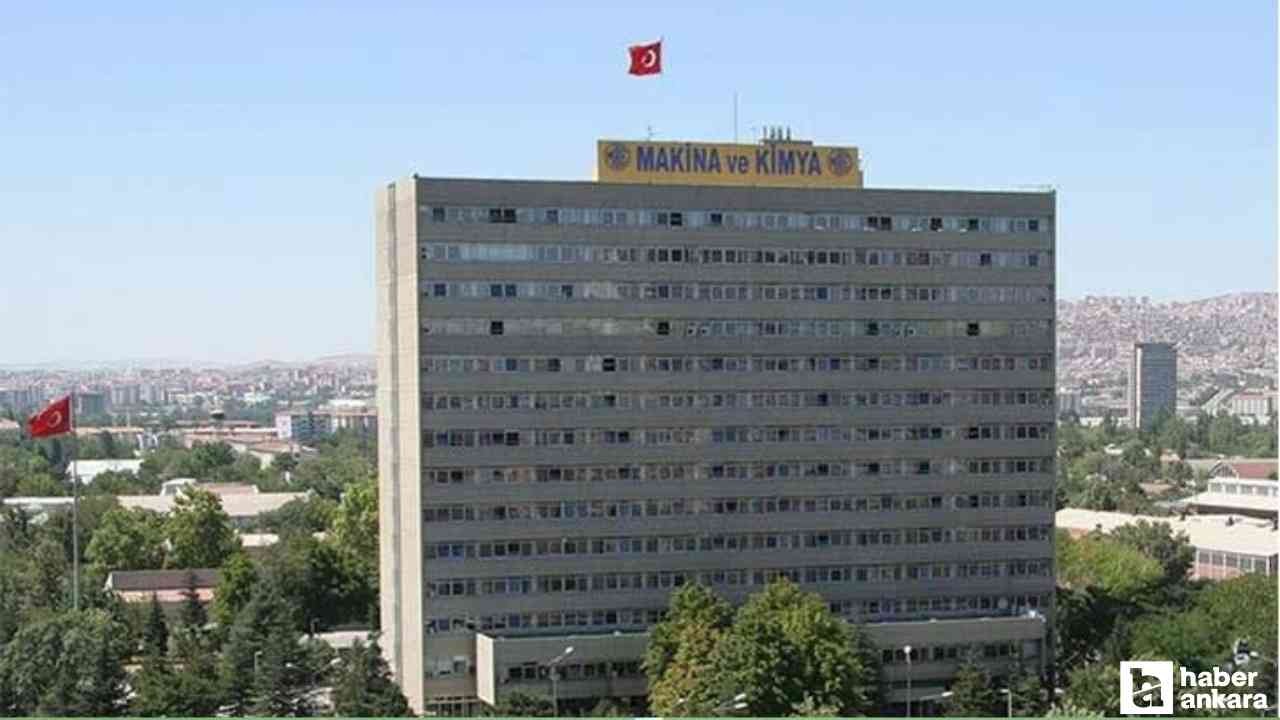Makine ve Kimya Endüstrisi Ankara'da tam zamanlı işçi alacak