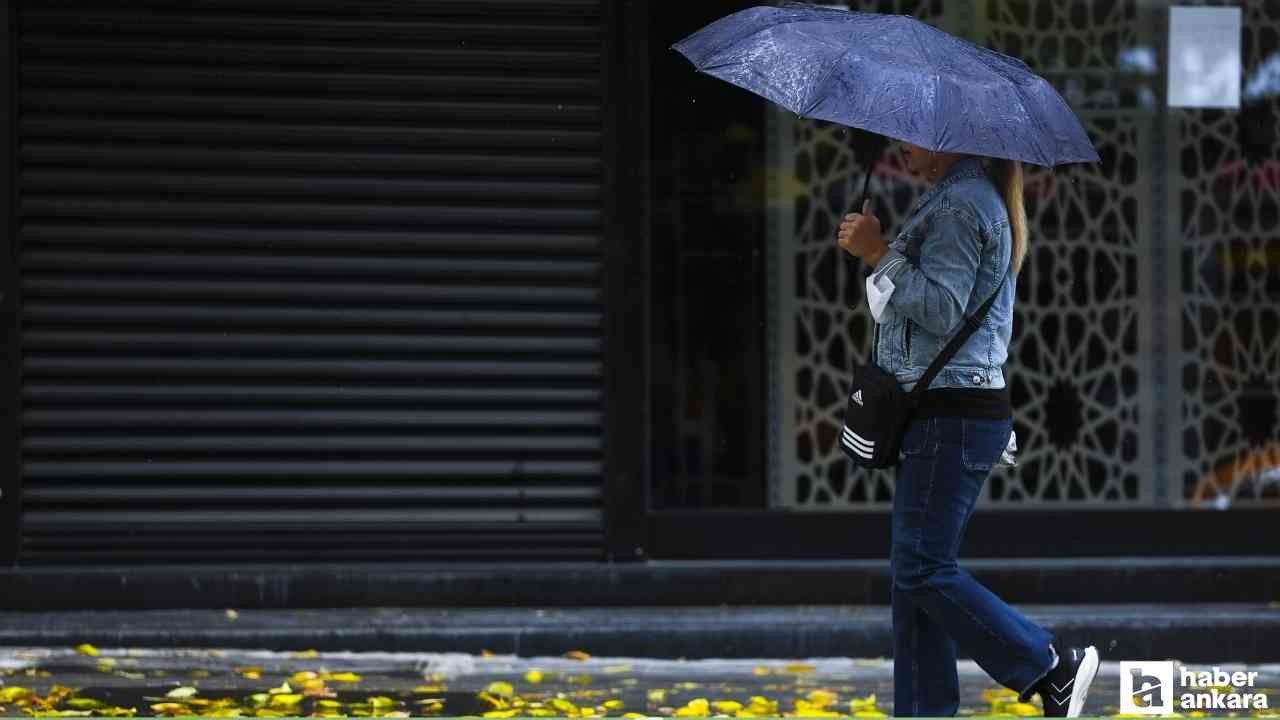 Başkentte sıcaklıklar mevsim normalleri altına düştü! Sağanak yağış yolda