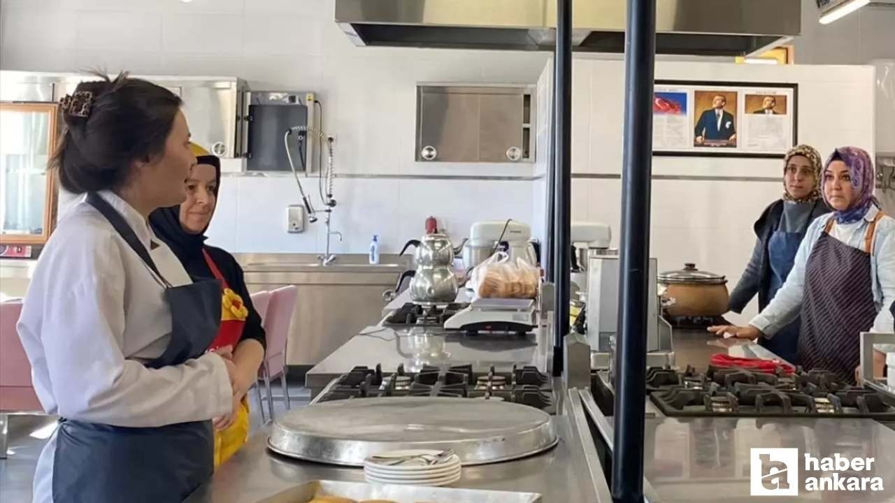 Beypazarı Halk Eğitimi Merkezi'nde glüten eğitimi kursu başladı