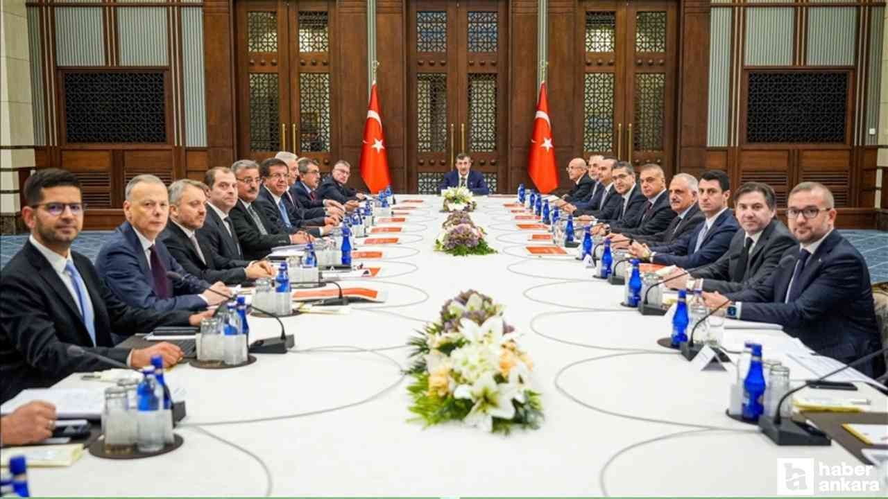 EKK, Cumhurbaşkanı Yardımcısı Yılmaz başkanlığında toplandı