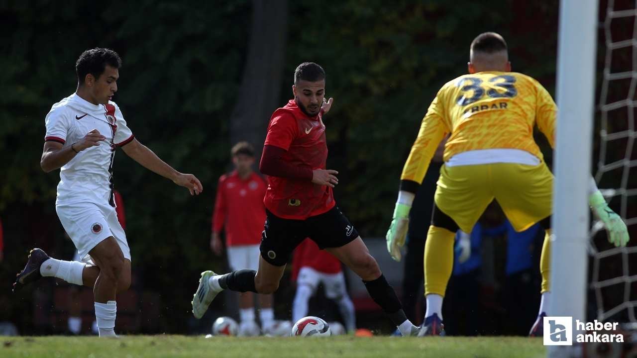 Gençlerbirliği A Takımı antrenman maçında U19 Takımı ile karşılaştı