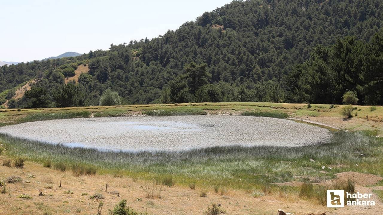 İsmini çobanlar vermiş! Ankara'nın keşfedilmeyi bekleyen krater gölü!
