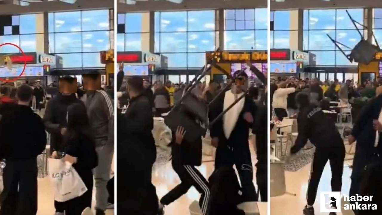 Ankara'daki AVM'de ‘Ne bakıyorsun?' kavgası!