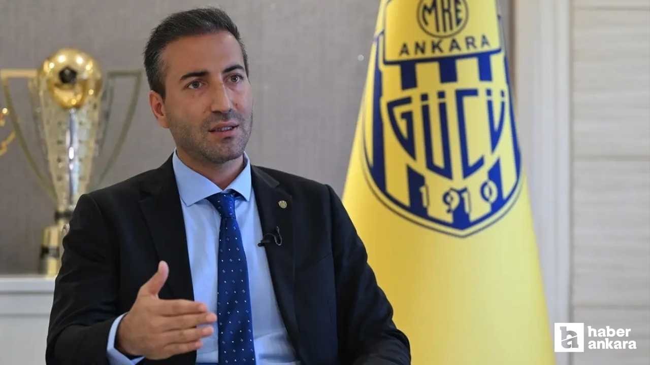 Ankaragücü Başkanı Tekin galibiyeti taraftarlara armağan etti