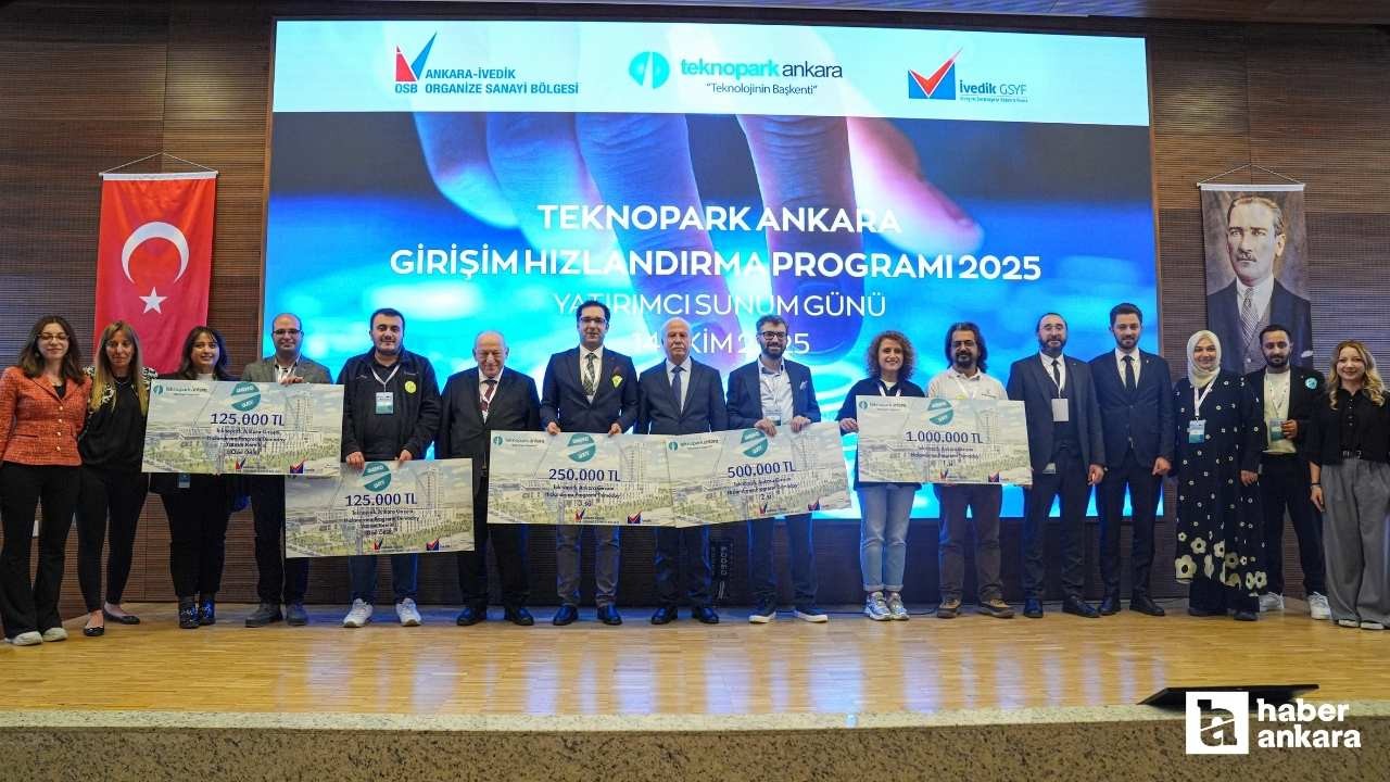 Teknopark Ankara'da 5 girişimci ödüllendirildi