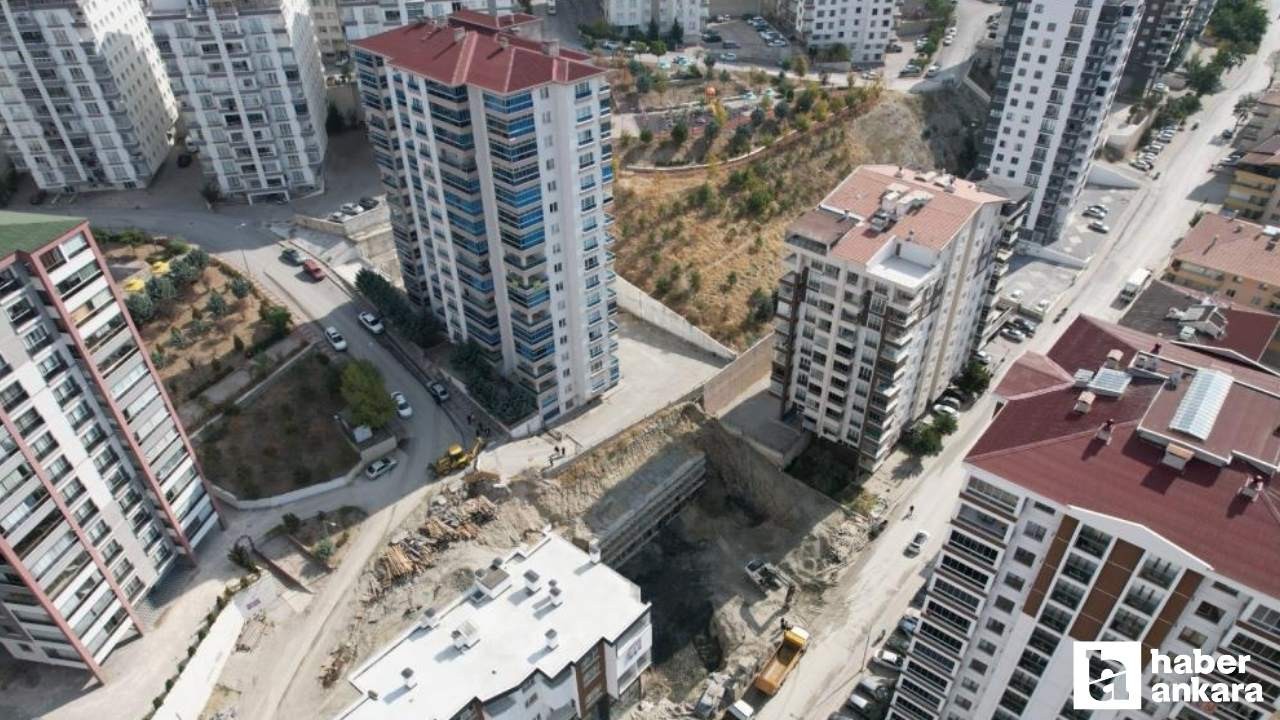 Mamak'ta korkutan toprak kayması: 17 katlı bina boşaltıldı!