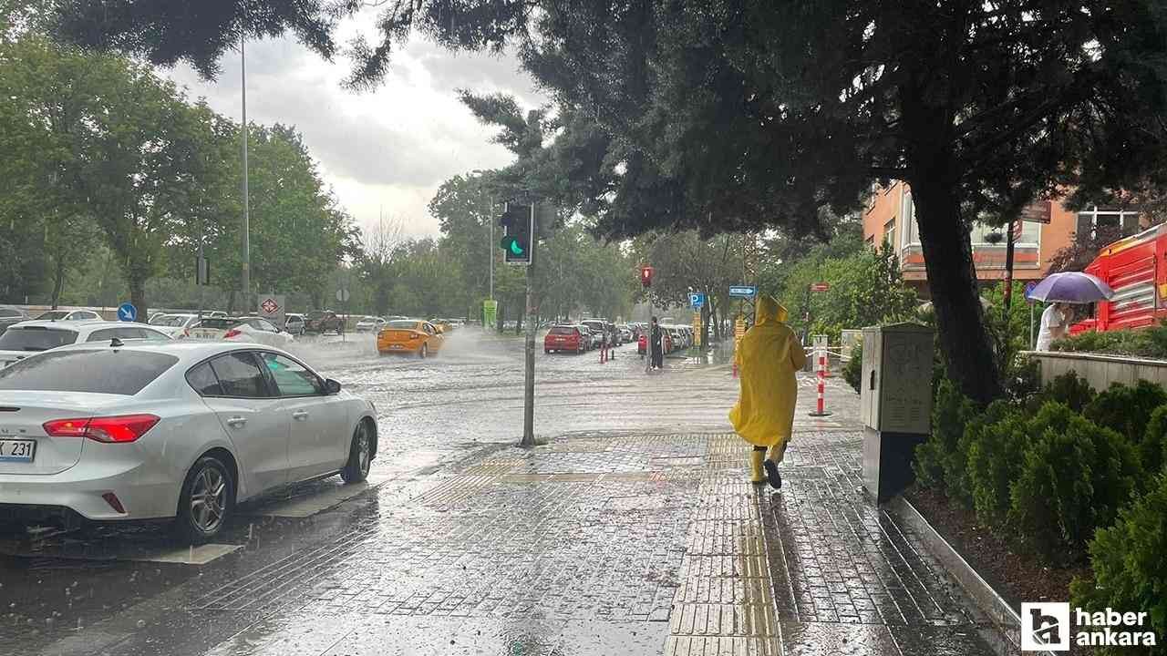 Başkent için yağış uyarısı! 2 gün boyunca sürecek
